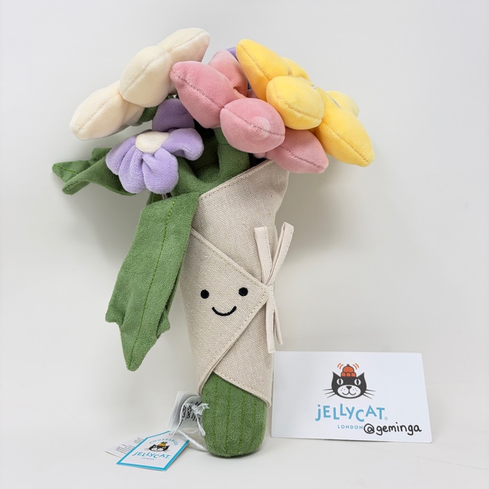 Jellycat Amuseables Bouquet of Flowers, NWT - Picture 2 of 16